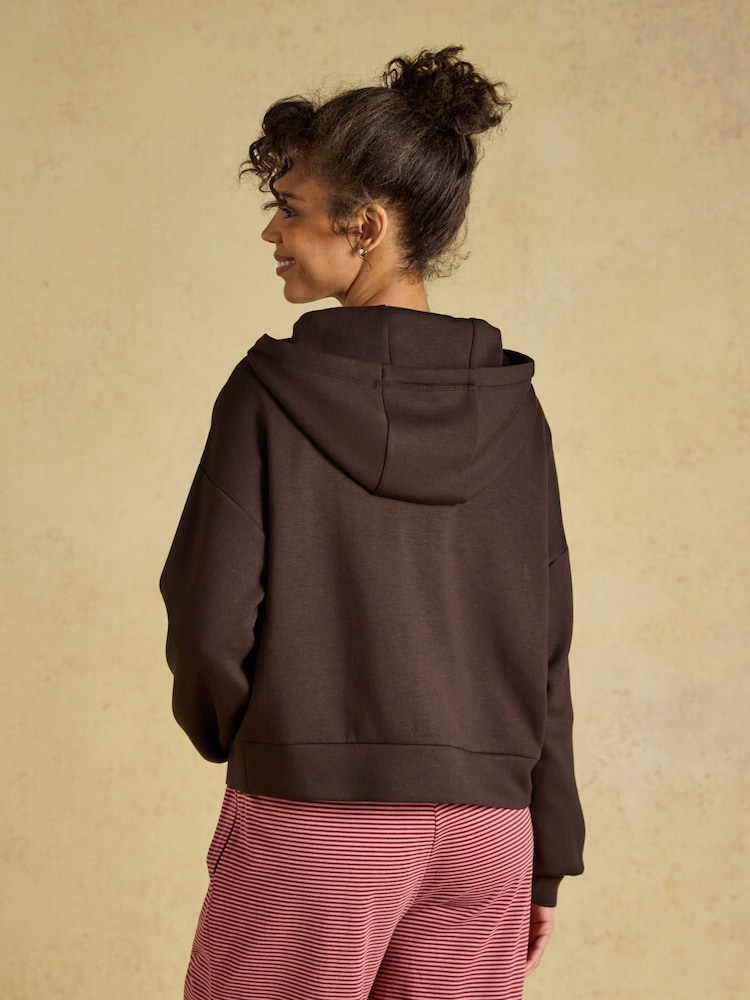 Joules Chocolate Brown Super Soft Hoodie - Image 2 of 8 Joules Chocolate Brown Super Soft Hoodie - Image 2 of 8