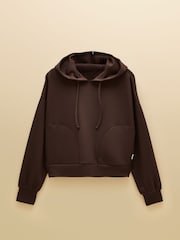 Joules Chocolate Brown Super Soft Hoodie - Image 8 of 8