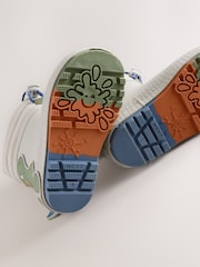 Grey Dinosuar Cuff Welly Wellies - Image 5 of 5