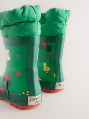 Green Farm Cuff Welly Wellies - Image 3 of 5