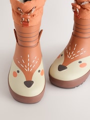Tanfärgad Brun Räv - Manschett Wellies - Bild 4 av 5