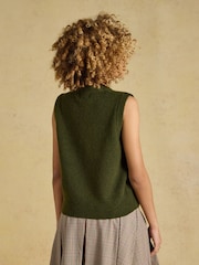 Joules Holly Khaki Green Knitted Vest - Image 2 of 8