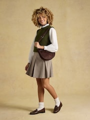 Joules Holly Khaki Green Knitted Vest - Image 3 of 8