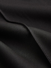 Black Ponte Wide Leg Trousers With Button Detailing - Image 8 of 8