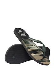 Havaianas Black Top Camu Flip Flops - Image 3 of 6