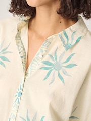 Monsoon Tashie Sun Print Oversized Skjorte - Bilde 2 av 6