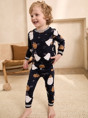 Black Ghost Halloween Pyjamas (9mths-12yrs) - Image 3 of 4