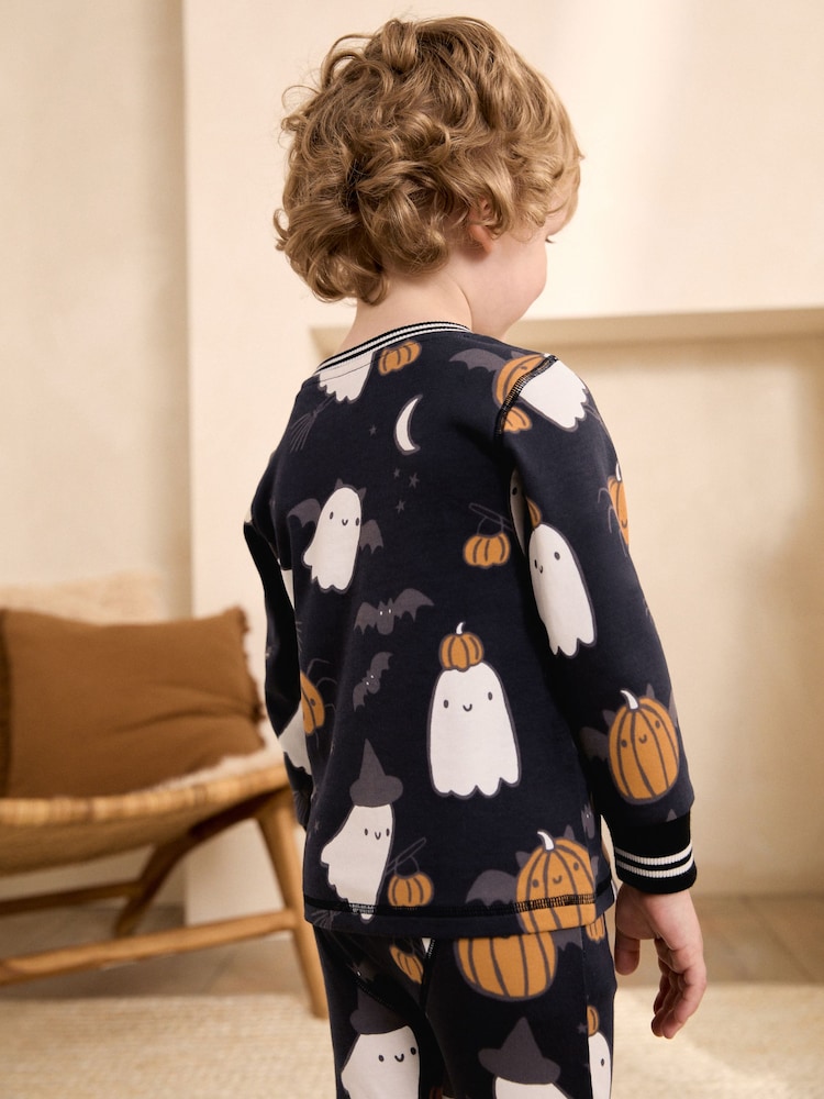 Black Ghost Halloween Pyjamas (9mths-12yrs) - Image 4 of 4