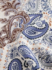 Blue Paisley Tie Waist Maxi Kimono Dress - Image 7 of 8