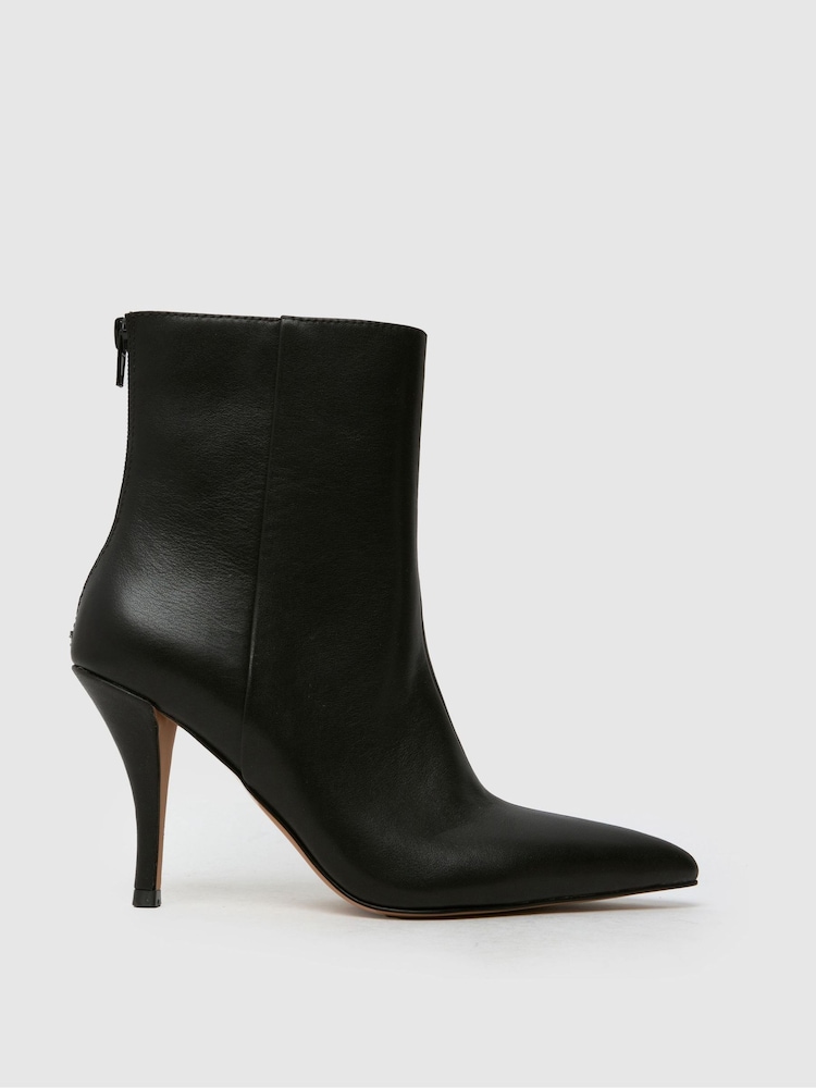 Schuh Black Betty Leather Heeled Boot - Image 1 of 4