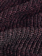 Chocolate Brown Open Knitted Tank Top - Image 7 of 8