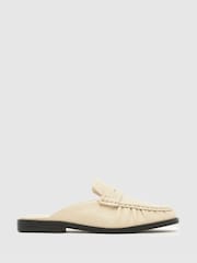 Schuh Leeds Leather Backless Loafer - תמונה 1 מתוך 4