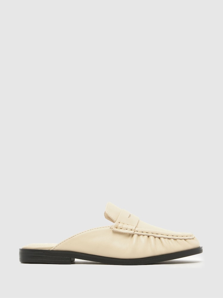 Schuh Leeds Leather Backless Loafer - תמונה 1 מתוך 4