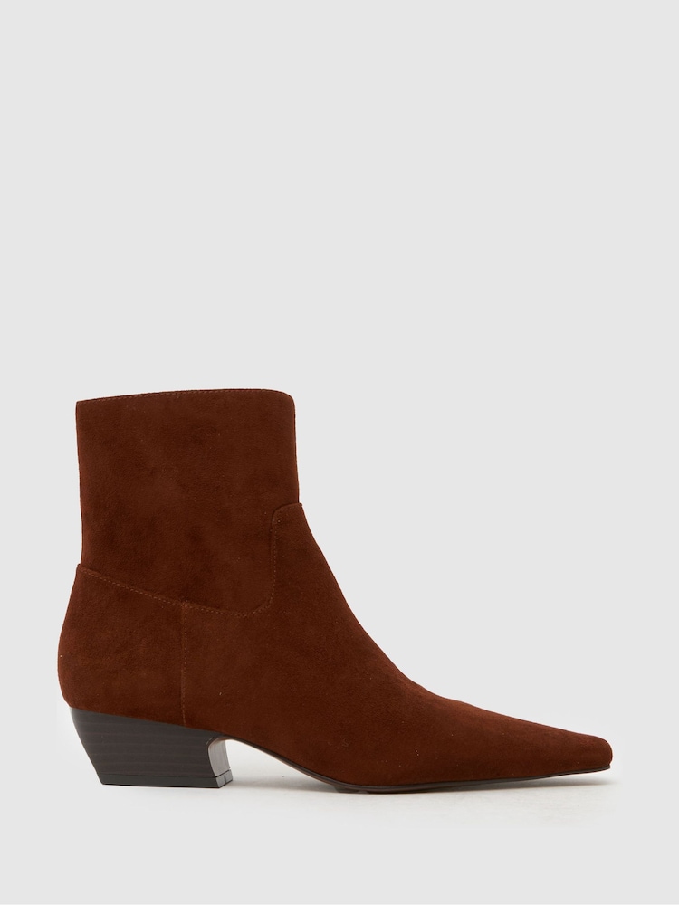 Schuh Brown Clarisse Western Heel Boot - Image 1 of 3