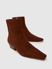 Schuh Brown Clarisse Western Heel Boot - Image 2 of 3