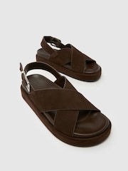 Schuh Brown Tennessee Leather Sandal - Image 3 of 4