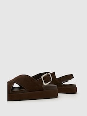 Schuh Brown Tennessee Leather Sandal - Image 4 of 4