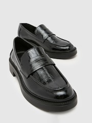 Schuh Black Leicester Chunky Loafer - Image 3 of 4