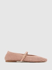 Schuh Pink Lisbeth Crochet Ballerina - Image 1 of 4
