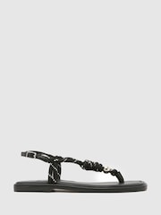 שחור - Schuh סנדלי חבל, דגם Talisha - תמונה 1 מתוך 4