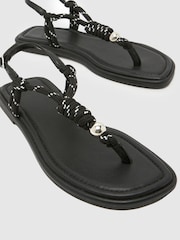 שחור - Schuh סנדלי חבל, דגם Talisha - תמונה 3 מתוך 4