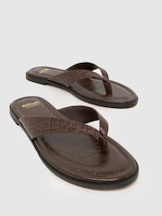 Maro - Schuh Thailand Leather Toe Post - Imaginea 3 din 4