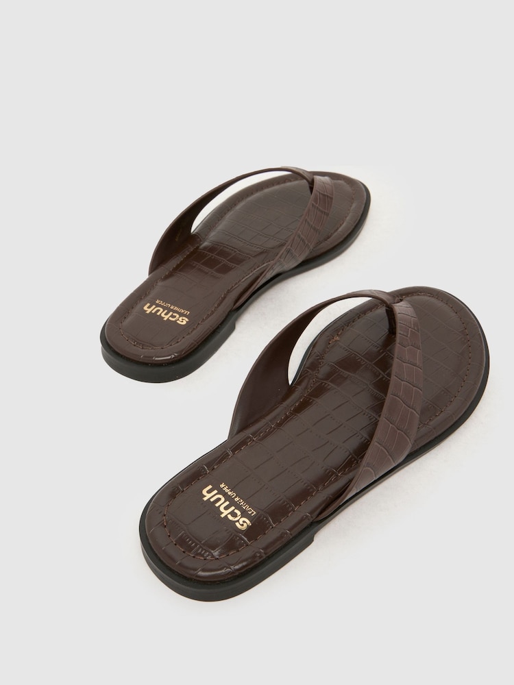 Maro - Schuh Thailand Leather Toe Post - Imaginea 4 din 4