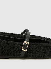 Schuh Black Lisbeth Crochet Ballerina - Image 4 of 4