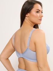 Yours Curve Blue Hi Shine Bra - Image 3 of 6