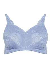 Yours Curve Blue Hi Shine Bra - Image 5 of 6