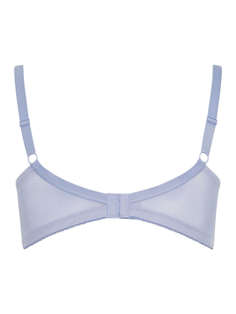 Yours Curve Blue Hi Shine Bra - Image 6 of 6