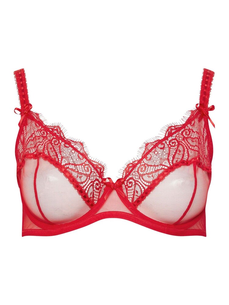 Slot Ribbon Bra Buy Yours Curve Red Ribbon Slot Lace Bra from the Next UK online shop