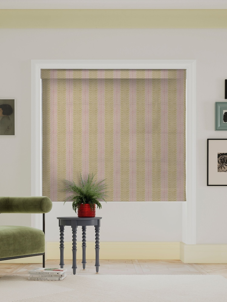Land & Shore Multi Fintra Stripe Made to Measure Blinds - Image 2 of 6
