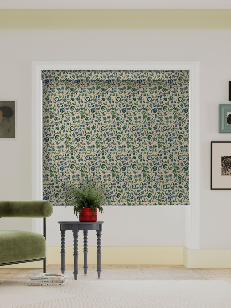 Land & Shore Green Esther Made to Measure Blinds - Image 2 of 6