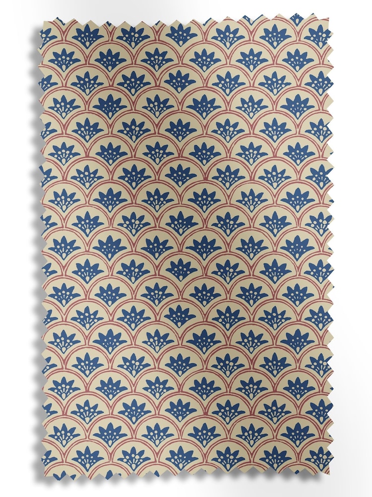 Land & Shore Blue Red Dawn Made to Measure Blinds - Image 6 of 6