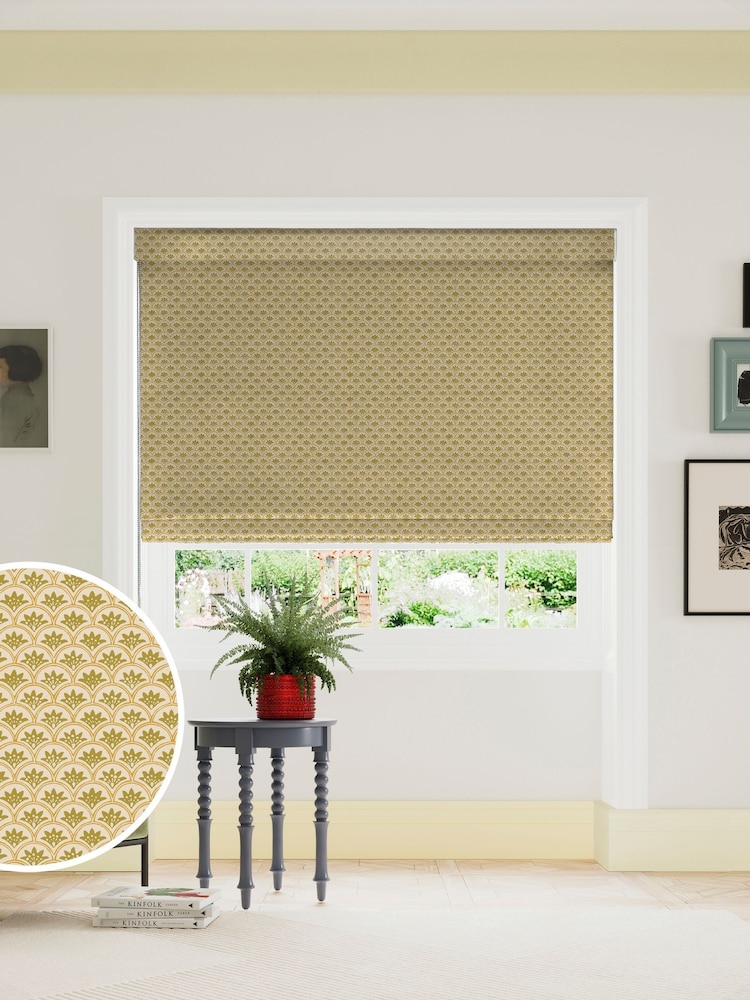 Land & Shore Ochre Dawn Made to Measure Blinds - Image 1 of 6