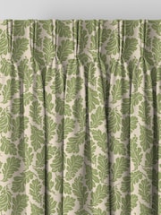Land & Shore Green Oak Leaf Made to Measure Curtains - Image 5 of 9