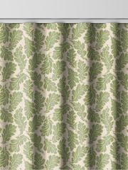 Land & Shore Green Oak Leaf Made to Measure Curtains - Image 8 of 9