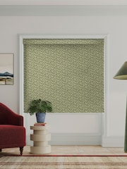 Land & Shore Green Oak Leaf Made to Measure Blinds - Image 5 of 6
