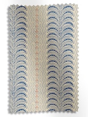 Land & Shore Blue Red Fintra Stripe Made to Measure Blinds - Image 6 of 6