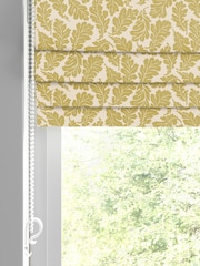 Land & Shore Ochre Oak Leaf Made to Measure Blinds - Image 2 of 6