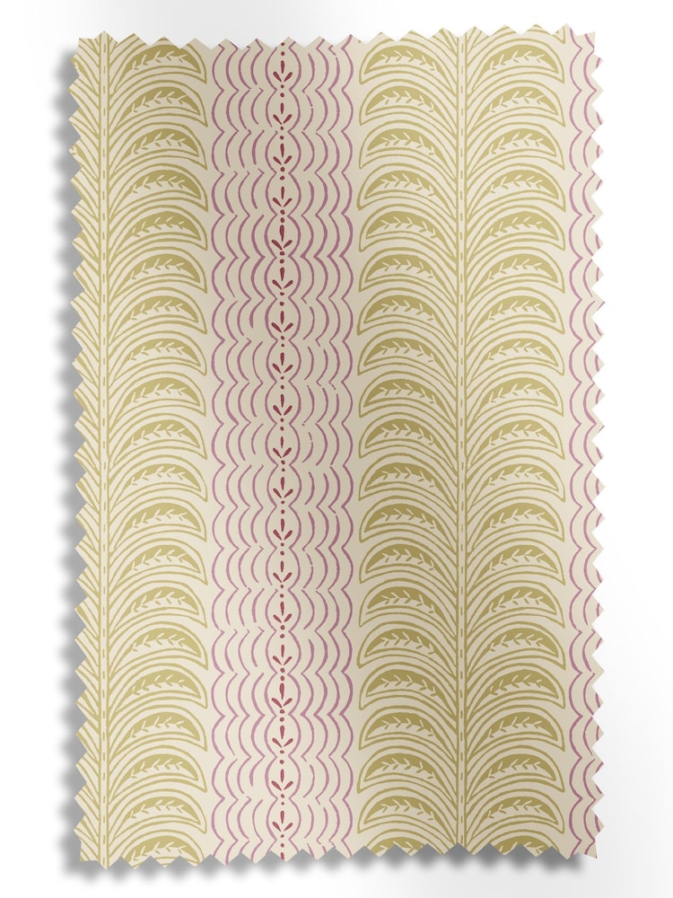 Land & Shore Multi Fintra Stripe Made to Measure Curtains - Image 9 of 9