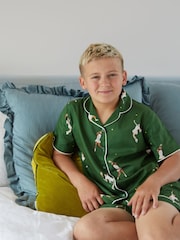 Cyberjammies Tennis Print Short Sleeve Pyjamas Set - Imaginea 3 din 4