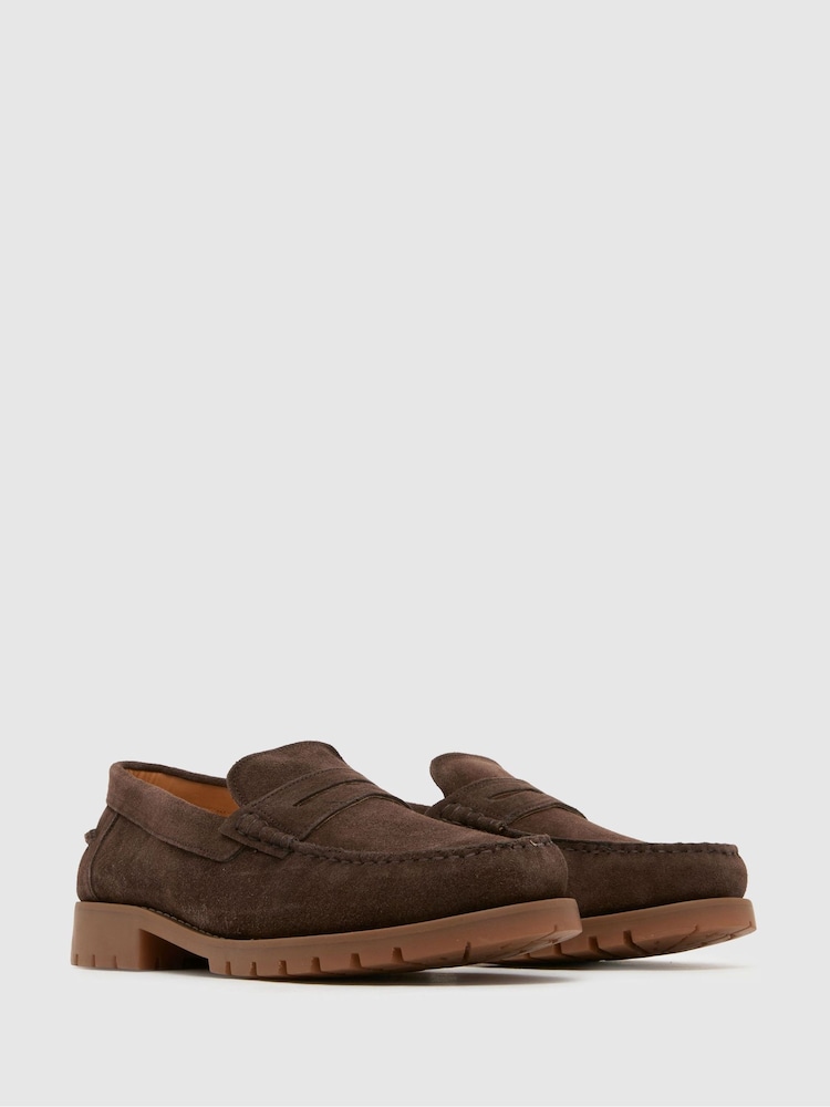 Schuh Light Brown Rayden Suede Loafer - Image 2 of 4