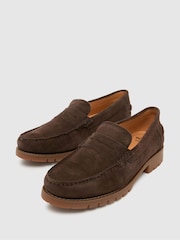 Schuh Light Brown Rayden Suede Loafer - Image 3 of 4