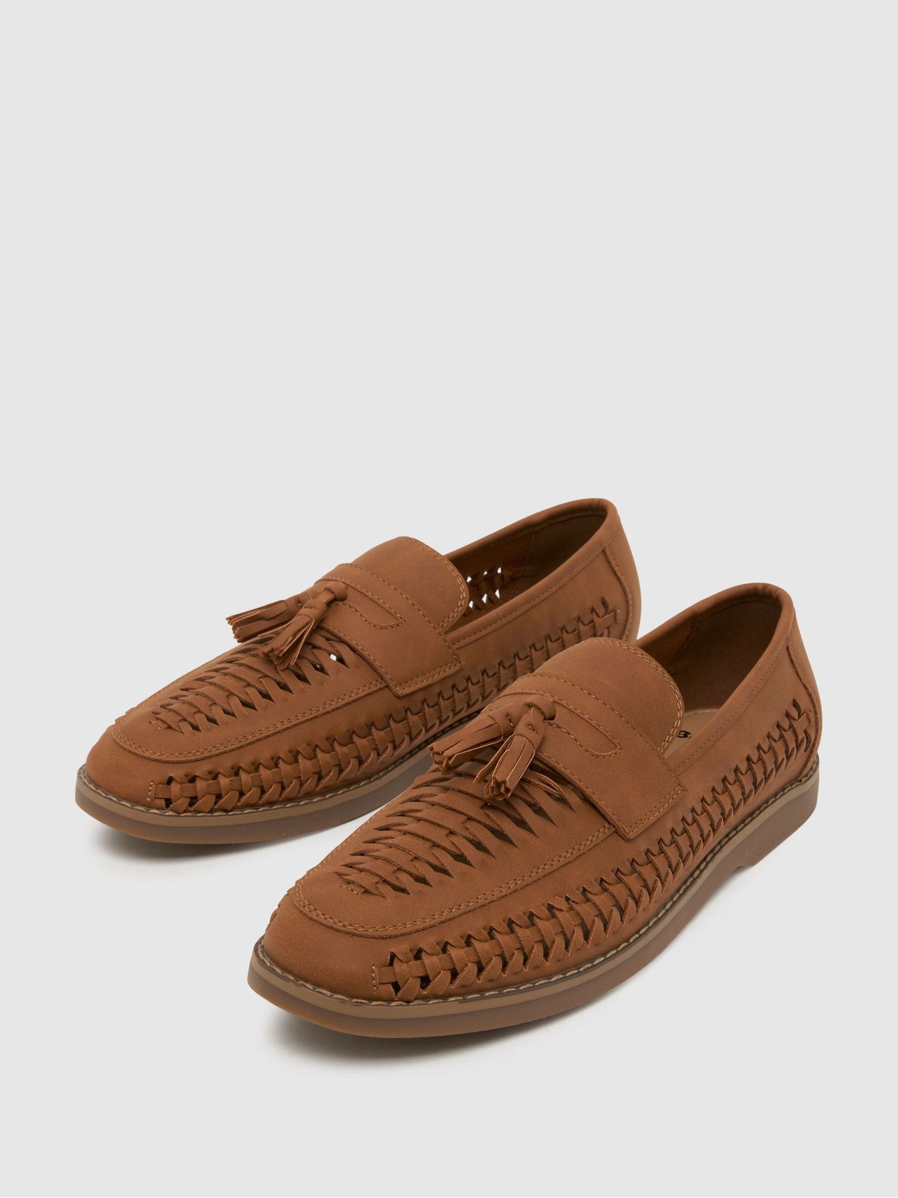 Buy Schuh Brown EC Robbie Woven Loafer from the Next UK online shop