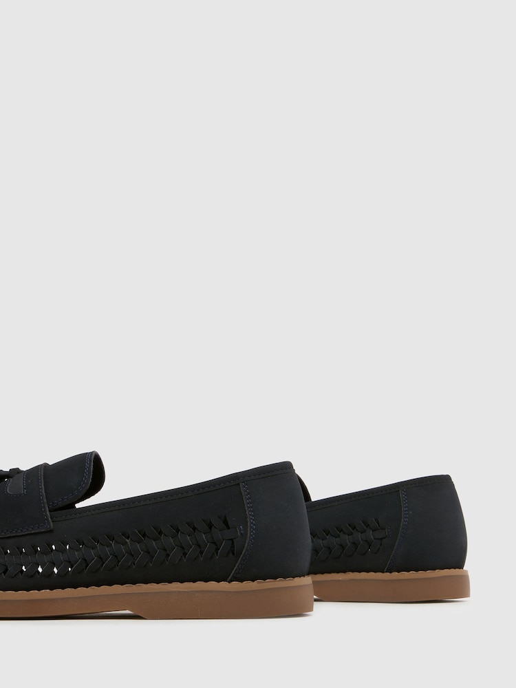 Schuh Blue EC Robbie Woven Loafer - Image 4 of 4 Schuh Blue EC Robbie Woven Loafer - Image 4 of 4