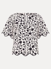 Phase Eight Abi Printed Top - Imaginea 6 din 6