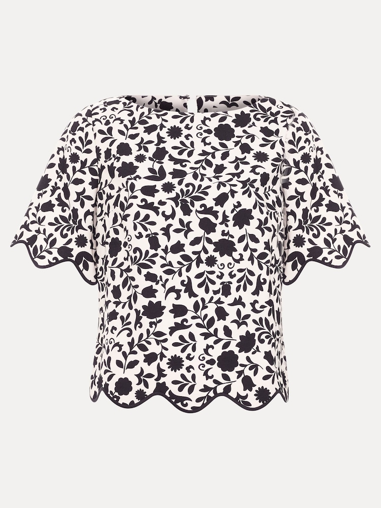 Phase Eight Abi Printed Top - Imaginea 6 din 6