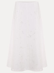 Phase Eight Cream Marina Lace Skirt - Image 7 of 7